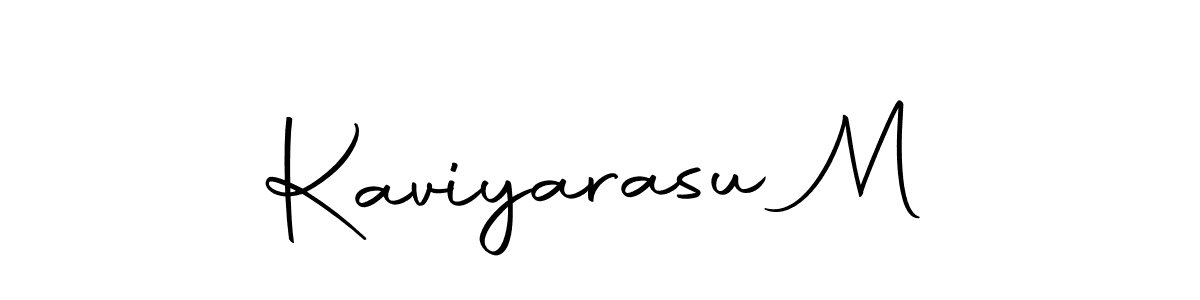 You can use this online signature creator to create a handwritten signature for the name Kaviyarasu M. This is the best online autograph maker. Kaviyarasu M signature style 10 images and pictures png