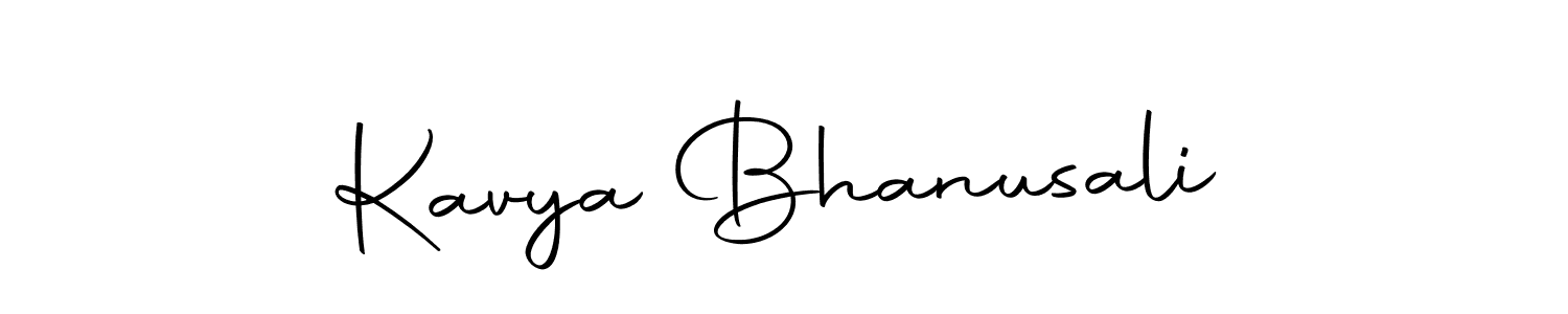 Use a signature maker to create a handwritten signature online. With this signature software, you can design (Autography-DOLnW) your own signature for name Kavya Bhanusali. Kavya Bhanusali signature style 10 images and pictures png