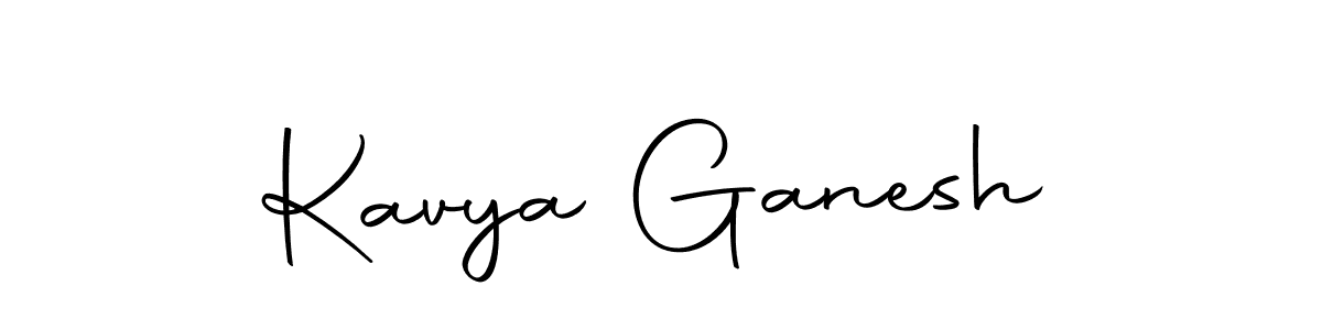Create a beautiful signature design for name Kavya Ganesh. With this signature (Autography-DOLnW) fonts, you can make a handwritten signature for free. Kavya Ganesh signature style 10 images and pictures png