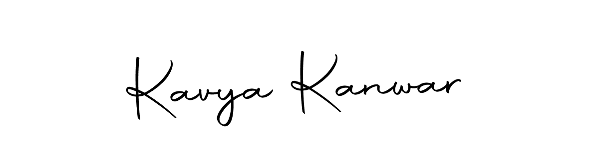 You can use this online signature creator to create a handwritten signature for the name Kavya Kanwar. This is the best online autograph maker. Kavya Kanwar signature style 10 images and pictures png