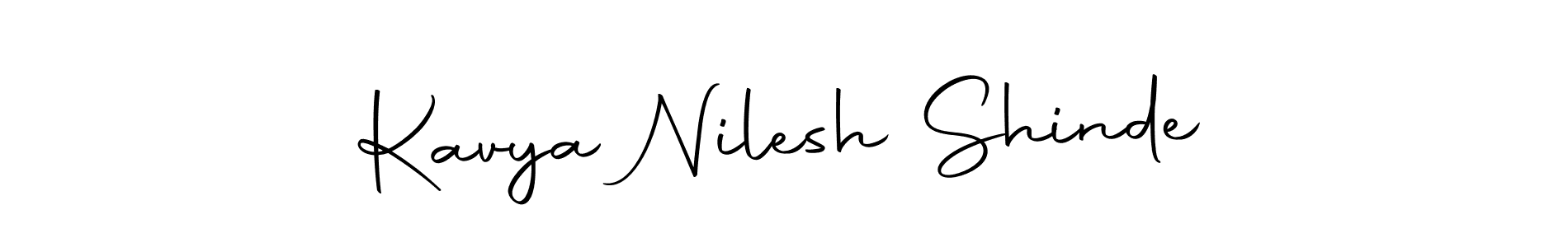 Autography-DOLnW is a professional signature style that is perfect for those who want to add a touch of class to their signature. It is also a great choice for those who want to make their signature more unique. Get Kavya Nilesh Shinde name to fancy signature for free. Kavya Nilesh Shinde signature style 10 images and pictures png