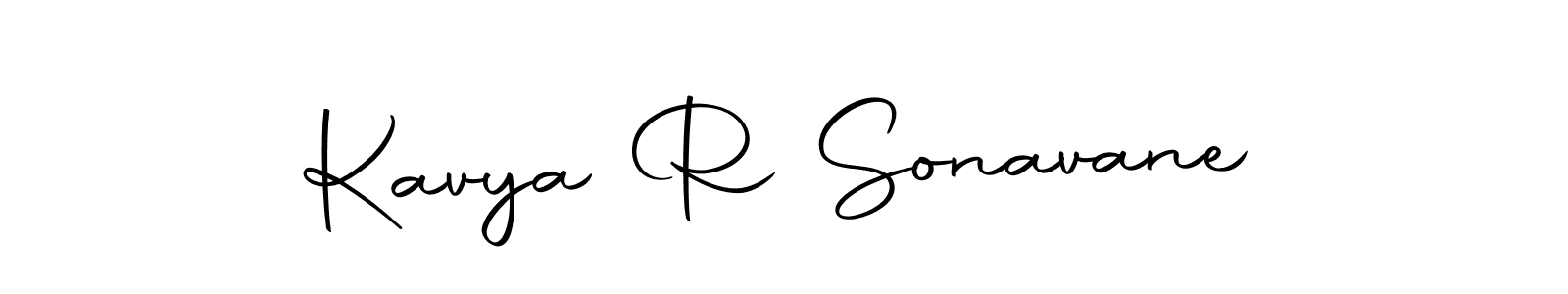 This is the best signature style for the Kavya R Sonavane name. Also you like these signature font (Autography-DOLnW). Mix name signature. Kavya R Sonavane signature style 10 images and pictures png