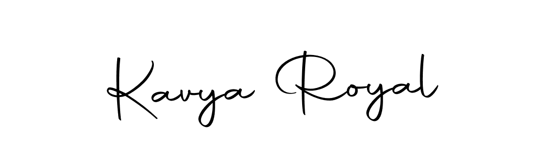 The best way (Autography-DOLnW) to make a short signature is to pick only two or three words in your name. The name Kavya Royal include a total of six letters. For converting this name. Kavya Royal signature style 10 images and pictures png