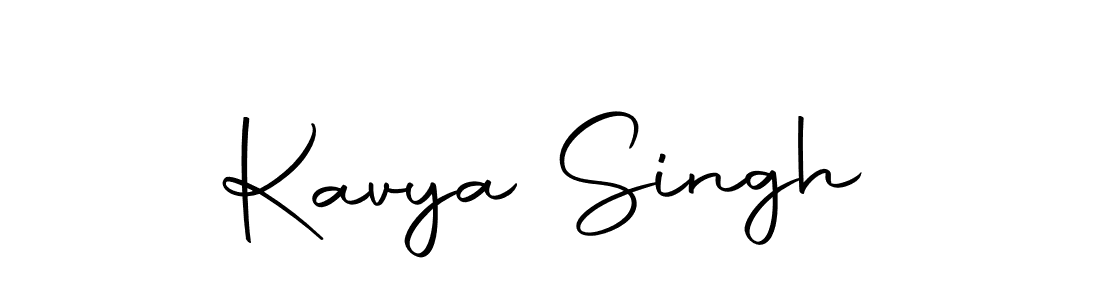 Use a signature maker to create a handwritten signature online. With this signature software, you can design (Autography-DOLnW) your own signature for name Kavya Singh. Kavya Singh signature style 10 images and pictures png