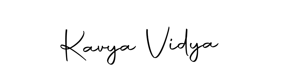 You can use this online signature creator to create a handwritten signature for the name Kavya Vidya. This is the best online autograph maker. Kavya Vidya signature style 10 images and pictures png