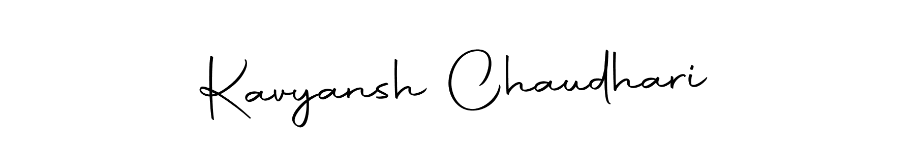 You should practise on your own different ways (Autography-DOLnW) to write your name (Kavyansh Chaudhari) in signature. don't let someone else do it for you. Kavyansh Chaudhari signature style 10 images and pictures png