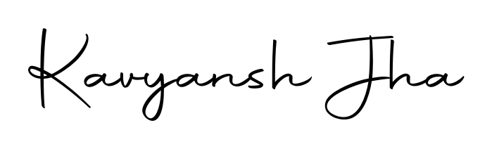 Practice writing Kavyansh Jha with the flow of Autography-DOLnW lettering. A fantastic source of inspiration for developing your personal signature style. Kavyansh Jha signature style 10 images and pictures png