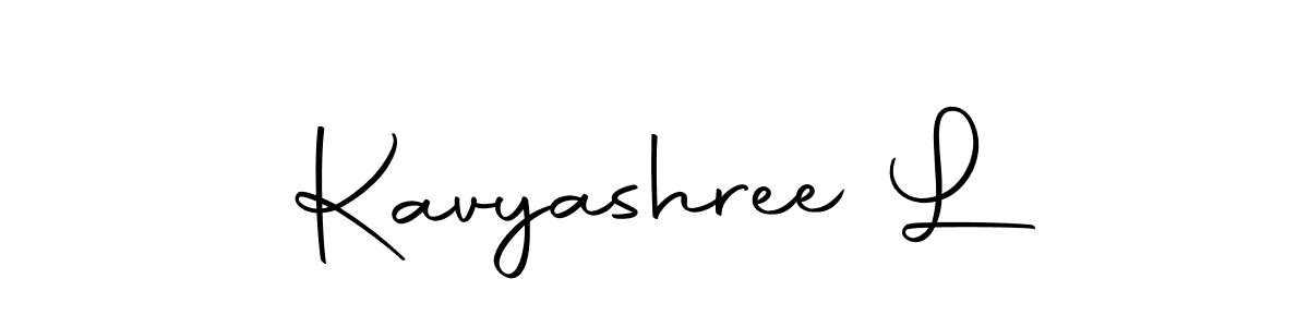 Kavyashree L stylish signature style. Best Handwritten Sign (Autography-DOLnW) for my name. Handwritten Signature Collection Ideas for my name Kavyashree L. Kavyashree L signature style 10 images and pictures png
