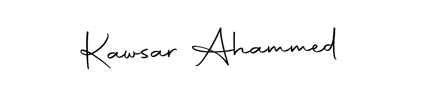 Make a beautiful signature design for name Kawsar Ahammed. With this signature (Autography-DOLnW) style, you can create a handwritten signature for free. Kawsar Ahammed signature style 10 images and pictures png