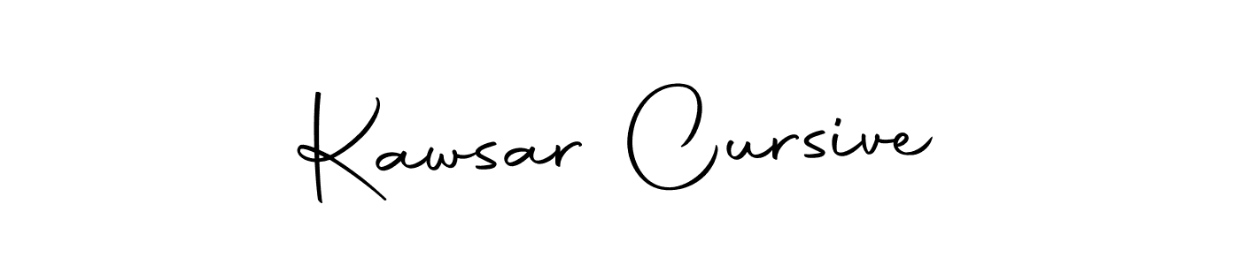 Kawsar Cursive stylish signature style. Best Handwritten Sign (Autography-DOLnW) for my name. Handwritten Signature Collection Ideas for my name Kawsar Cursive. Kawsar Cursive signature style 10 images and pictures png