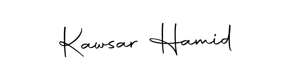 Make a beautiful signature design for name Kawsar Hamid. With this signature (Autography-DOLnW) style, you can create a handwritten signature for free. Kawsar Hamid signature style 10 images and pictures png