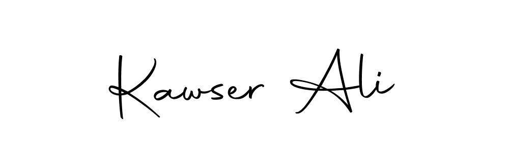 You can use this online signature creator to create a handwritten signature for the name Kawser Ali. This is the best online autograph maker. Kawser Ali signature style 10 images and pictures png