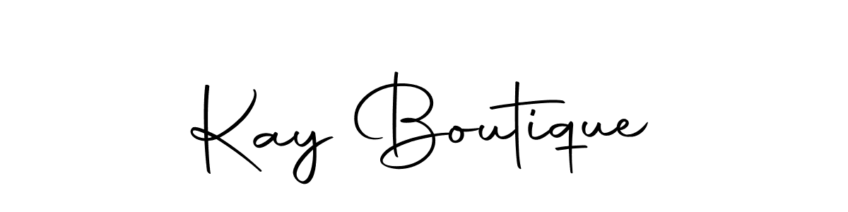 Use a signature maker to create a handwritten signature online. With this signature software, you can design (Autography-DOLnW) your own signature for name Kay Boutique. Kay Boutique signature style 10 images and pictures png