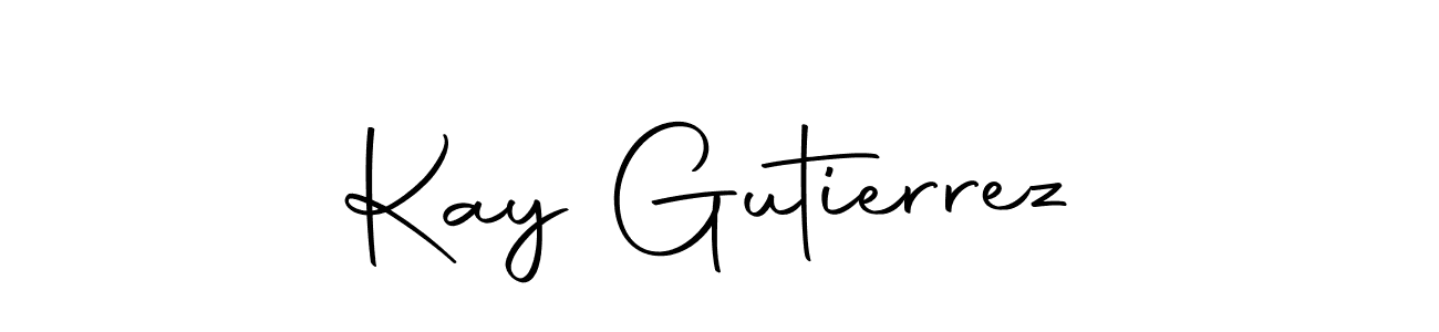 Make a beautiful signature design for name Kay Gutierrez. With this signature (Autography-DOLnW) style, you can create a handwritten signature for free. Kay Gutierrez signature style 10 images and pictures png