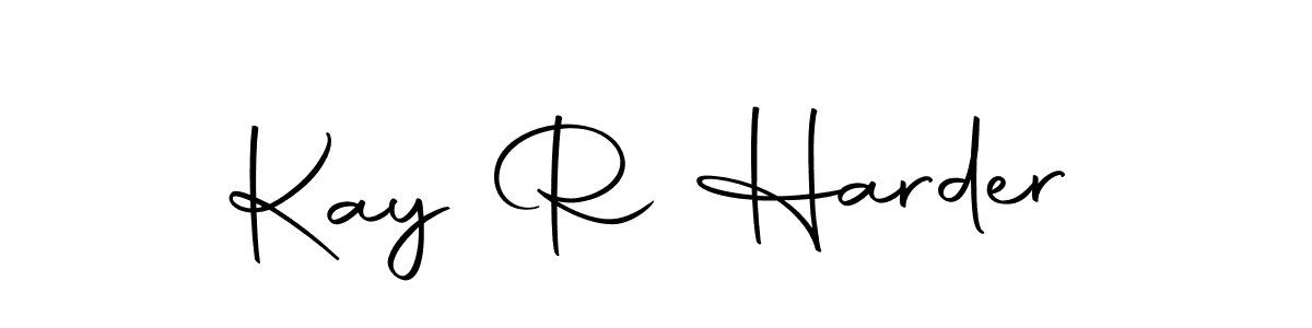 How to make Kay R Harder signature? Autography-DOLnW is a professional autograph style. Create handwritten signature for Kay R Harder name. Kay R Harder signature style 10 images and pictures png