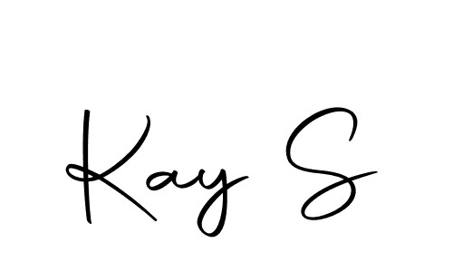 Use a signature maker to create a handwritten signature online. With this signature software, you can design (Autography-DOLnW) your own signature for name Kay S. Kay S signature style 10 images and pictures png