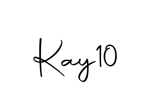 Create a beautiful signature design for name Kay10. With this signature (Autography-DOLnW) fonts, you can make a handwritten signature for free. Kay10 signature style 10 images and pictures png