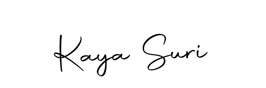 Make a beautiful signature design for name Kaya Suri. Use this online signature maker to create a handwritten signature for free. Kaya Suri signature style 10 images and pictures png