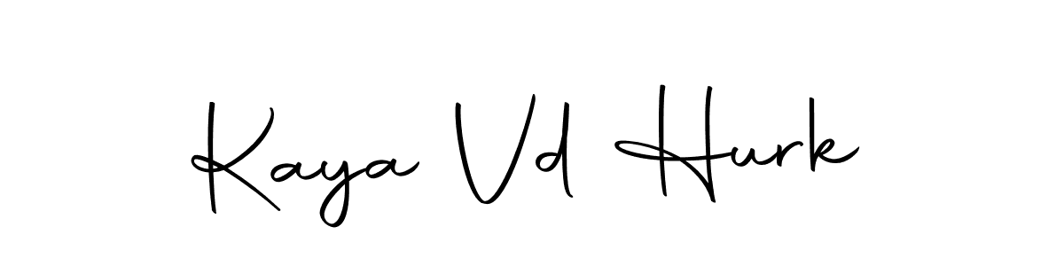 How to make Kaya Vd Hurk signature? Autography-DOLnW is a professional autograph style. Create handwritten signature for Kaya Vd Hurk name. Kaya Vd Hurk signature style 10 images and pictures png