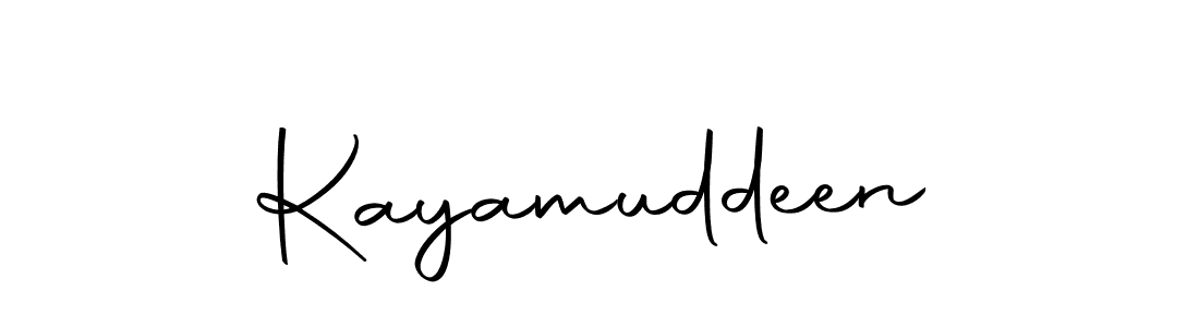 Make a beautiful signature design for name Kayamuddeen. Use this online signature maker to create a handwritten signature for free. Kayamuddeen signature style 10 images and pictures png