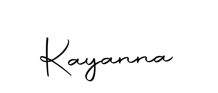 Use a signature maker to create a handwritten signature online. With this signature software, you can design (Autography-DOLnW) your own signature for name Kayanna. Kayanna signature style 10 images and pictures png