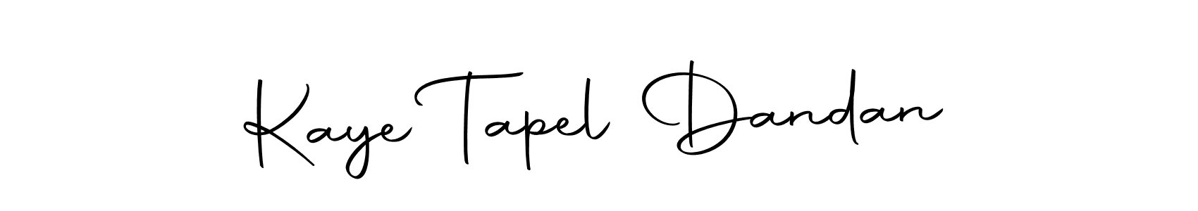 Make a short Kaye Tapel Dandan signature style. Manage your documents anywhere anytime using Autography-DOLnW. Create and add eSignatures, submit forms, share and send files easily. Kaye Tapel Dandan signature style 10 images and pictures png