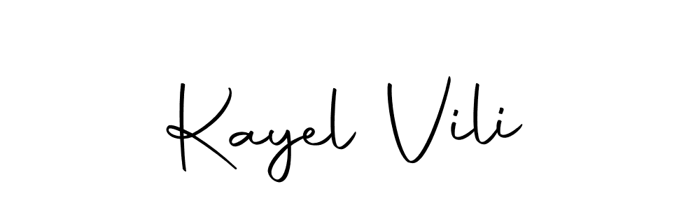 How to make Kayel Vili signature? Autography-DOLnW is a professional autograph style. Create handwritten signature for Kayel Vili name. Kayel Vili signature style 10 images and pictures png