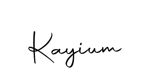 You should practise on your own different ways (Autography-DOLnW) to write your name (Kayium) in signature. don't let someone else do it for you. Kayium signature style 10 images and pictures png