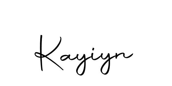 Use a signature maker to create a handwritten signature online. With this signature software, you can design (Autography-DOLnW) your own signature for name Kayiyn. Kayiyn signature style 10 images and pictures png