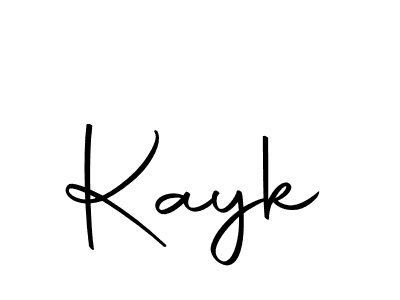 You should practise on your own different ways (Autography-DOLnW) to write your name (Kayk) in signature. don't let someone else do it for you. Kayk signature style 10 images and pictures png