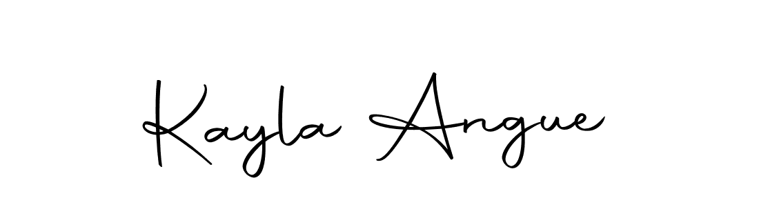 How to make Kayla Angue name signature. Use Autography-DOLnW style for creating short signs online. This is the latest handwritten sign. Kayla Angue signature style 10 images and pictures png