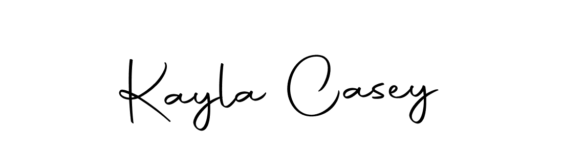 Create a beautiful signature design for name Kayla Casey. With this signature (Autography-DOLnW) fonts, you can make a handwritten signature for free. Kayla Casey signature style 10 images and pictures png