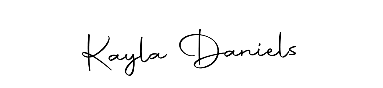 You should practise on your own different ways (Autography-DOLnW) to write your name (Kayla Daniels) in signature. don't let someone else do it for you. Kayla Daniels signature style 10 images and pictures png