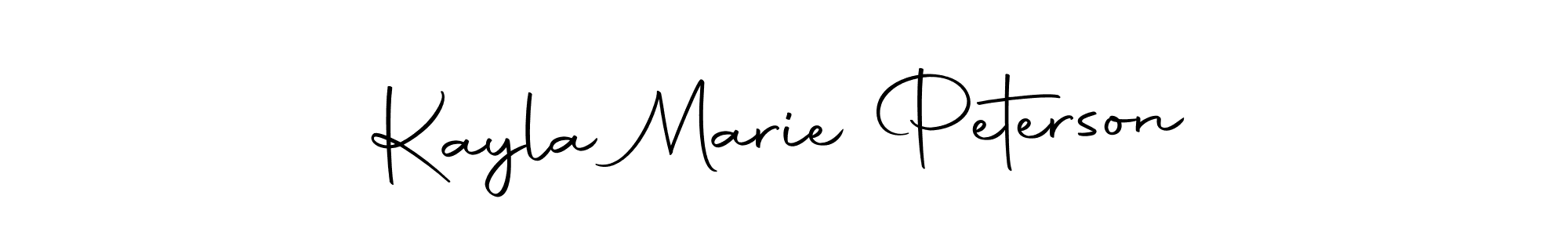 Make a beautiful signature design for name Kayla Marie Peterson. Use this online signature maker to create a handwritten signature for free. Kayla Marie Peterson signature style 10 images and pictures png