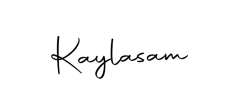 Kaylasam stylish signature style. Best Handwritten Sign (Autography-DOLnW) for my name. Handwritten Signature Collection Ideas for my name Kaylasam. Kaylasam signature style 10 images and pictures png