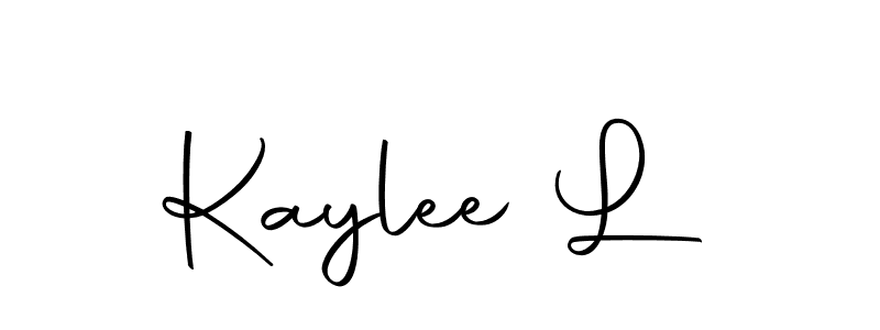 Make a beautiful signature design for name Kaylee L. Use this online signature maker to create a handwritten signature for free. Kaylee L signature style 10 images and pictures png