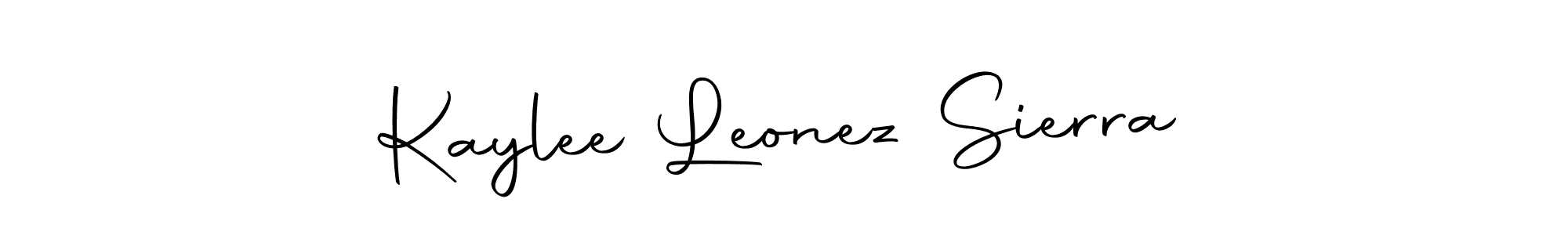 Also we have Kaylee Leonez Sierra name is the best signature style. Create professional handwritten signature collection using Autography-DOLnW autograph style. Kaylee Leonez Sierra signature style 10 images and pictures png