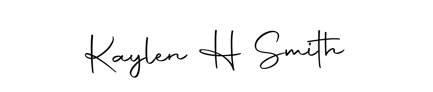 Make a short Kaylen H Smith signature style. Manage your documents anywhere anytime using Autography-DOLnW. Create and add eSignatures, submit forms, share and send files easily. Kaylen H Smith signature style 10 images and pictures png