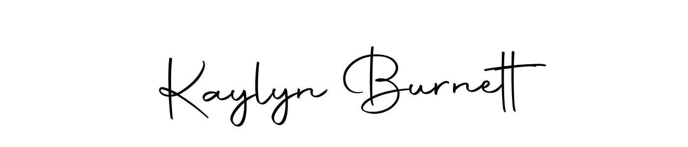 Kaylyn Burnett stylish signature style. Best Handwritten Sign (Autography-DOLnW) for my name. Handwritten Signature Collection Ideas for my name Kaylyn Burnett. Kaylyn Burnett signature style 10 images and pictures png