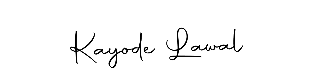 Make a beautiful signature design for name Kayode Lawal. With this signature (Autography-DOLnW) style, you can create a handwritten signature for free. Kayode Lawal signature style 10 images and pictures png