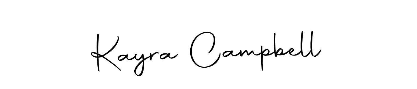 Design your own signature with our free online signature maker. With this signature software, you can create a handwritten (Autography-DOLnW) signature for name Kayra Campbell. Kayra Campbell signature style 10 images and pictures png