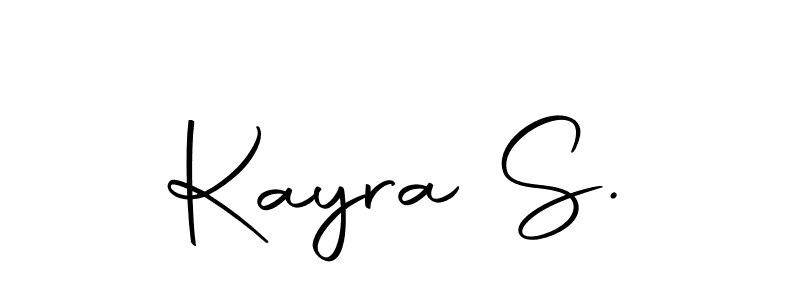 Also we have Kayra S. name is the best signature style. Create professional handwritten signature collection using Autography-DOLnW autograph style. Kayra S. signature style 10 images and pictures png