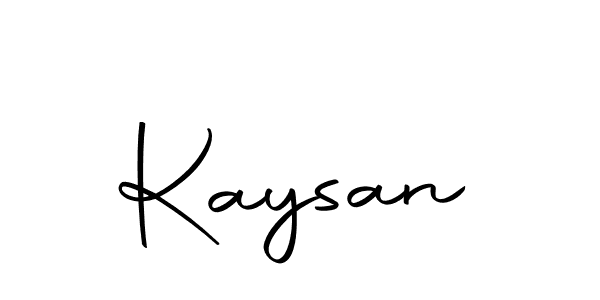 Create a beautiful signature design for name Kaysan. With this signature (Autography-DOLnW) fonts, you can make a handwritten signature for free. Kaysan signature style 10 images and pictures png