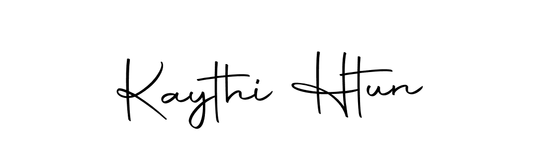 How to make Kaythi Htun signature? Autography-DOLnW is a professional autograph style. Create handwritten signature for Kaythi Htun name. Kaythi Htun signature style 10 images and pictures png
