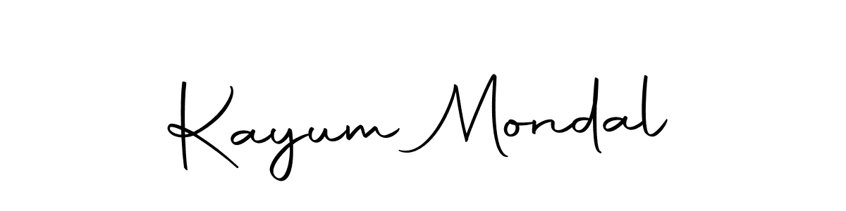 How to make Kayum Mondal signature? Autography-DOLnW is a professional autograph style. Create handwritten signature for Kayum Mondal name. Kayum Mondal signature style 10 images and pictures png