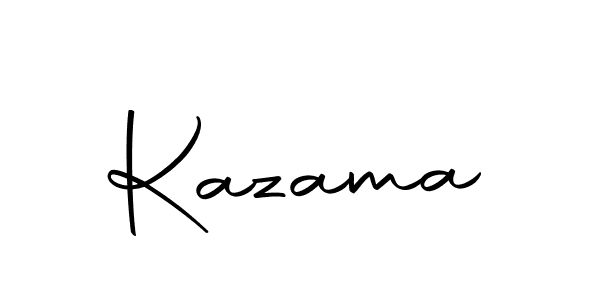 Create a beautiful signature design for name Kazama. With this signature (Autography-DOLnW) fonts, you can make a handwritten signature for free. Kazama signature style 10 images and pictures png