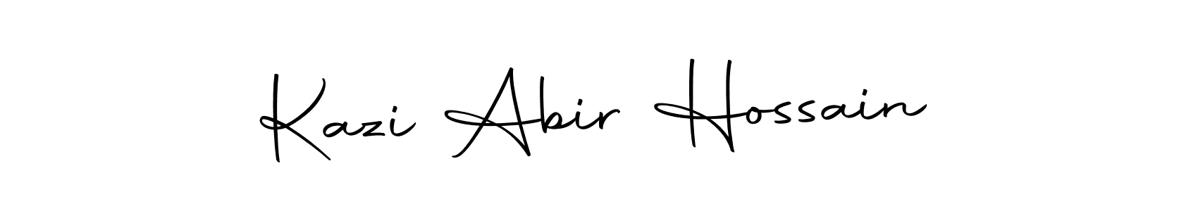 Make a short Kazi Abir Hossain signature style. Manage your documents anywhere anytime using Autography-DOLnW. Create and add eSignatures, submit forms, share and send files easily. Kazi Abir Hossain signature style 10 images and pictures png