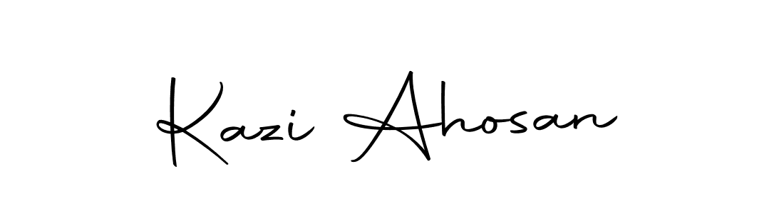 Make a beautiful signature design for name Kazi Ahosan. With this signature (Autography-DOLnW) style, you can create a handwritten signature for free. Kazi Ahosan signature style 10 images and pictures png