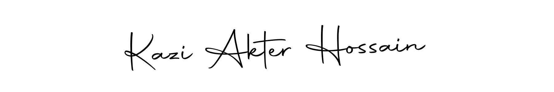 You can use this online signature creator to create a handwritten signature for the name Kazi Akter Hossain. This is the best online autograph maker. Kazi Akter Hossain signature style 10 images and pictures png