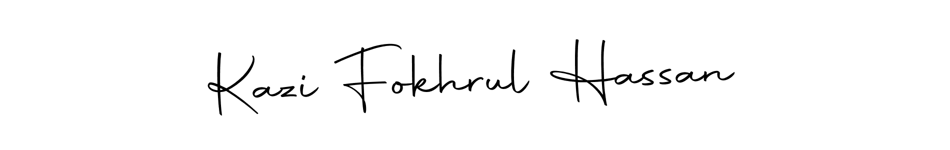 Kazi Fokhrul Hassan stylish signature style. Best Handwritten Sign (Autography-DOLnW) for my name. Handwritten Signature Collection Ideas for my name Kazi Fokhrul Hassan. Kazi Fokhrul Hassan signature style 10 images and pictures png